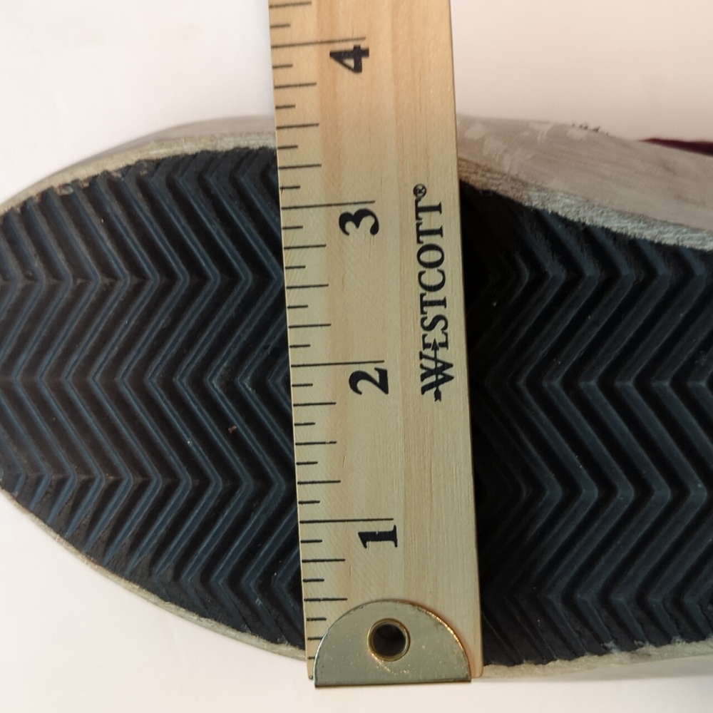 AUTHENTIC Golden Goose Superstar Sneaker in Bordeaux Velvet & White Star - Picture 14 of 15